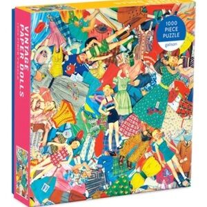 Galison ~Bundle 3 for $20~ 1000 Piece Jigsaw Puzzle Vintage Paper Dolls